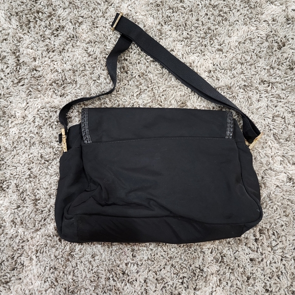 Tory Burch Nylon Black Crossbody Messenger Shoulder Diaper Bag - Picture 3 of 8